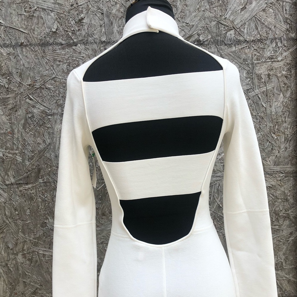 Helmut Lang VISCOSE STRETCH BODYSUIT - ecru - Picture 7 of 13